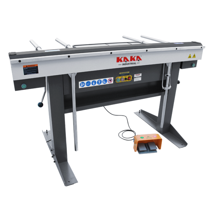 KAKA Industrial EB-6116 Manual Magnetic Sheet Metal Brake, 60-Inch Magnetic clamping Pan and Box Bending Brake, 1-Phase 220V,16-Gauge Mild Steel Capacity, 220V-60HZ-1PH - Image 2