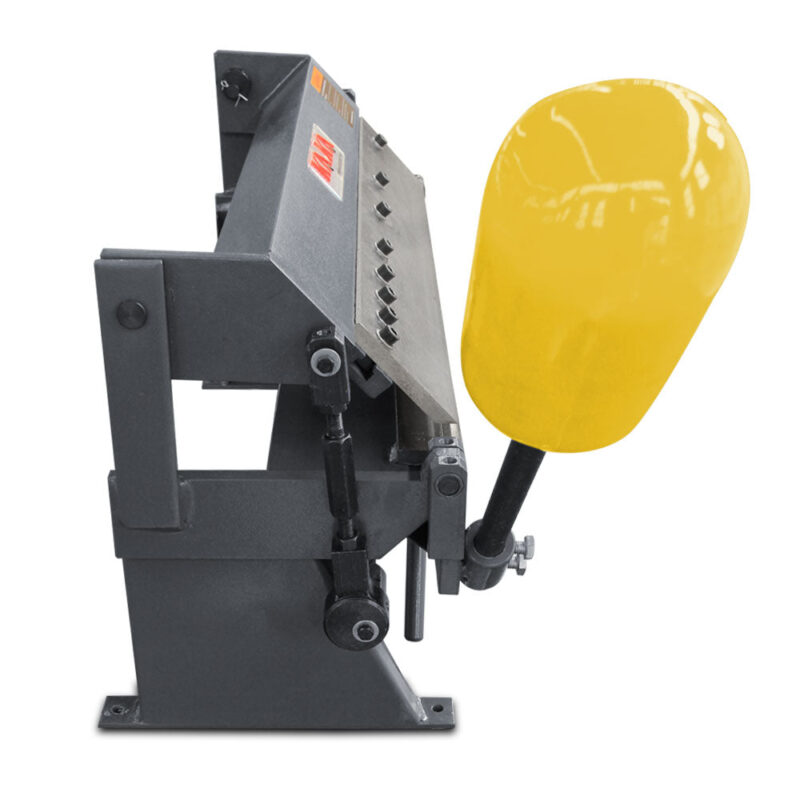 KAKA Industrial W-2416Z, 24"Sheet Metal Pan and Box Brake, Max Thickness 16 Gauge Mild Steel Capacity, Angle 1-135 Degree, The finger size is 1", 2", 3", 8" & 10" Pan and Box Brake Machine - Image 4