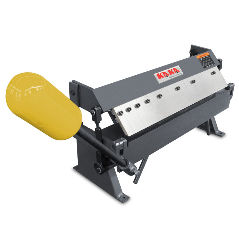 KAKA Industrial W-2416Z, 24"Sheet Metal Pan and Box Brake, Max Thickness 16 Gauge Mild Steel Capacity, Angle 1-135 Degree, The finger size is 1", 2", 3", 8" & 10" Pan and Box Brake Machine - Image 3