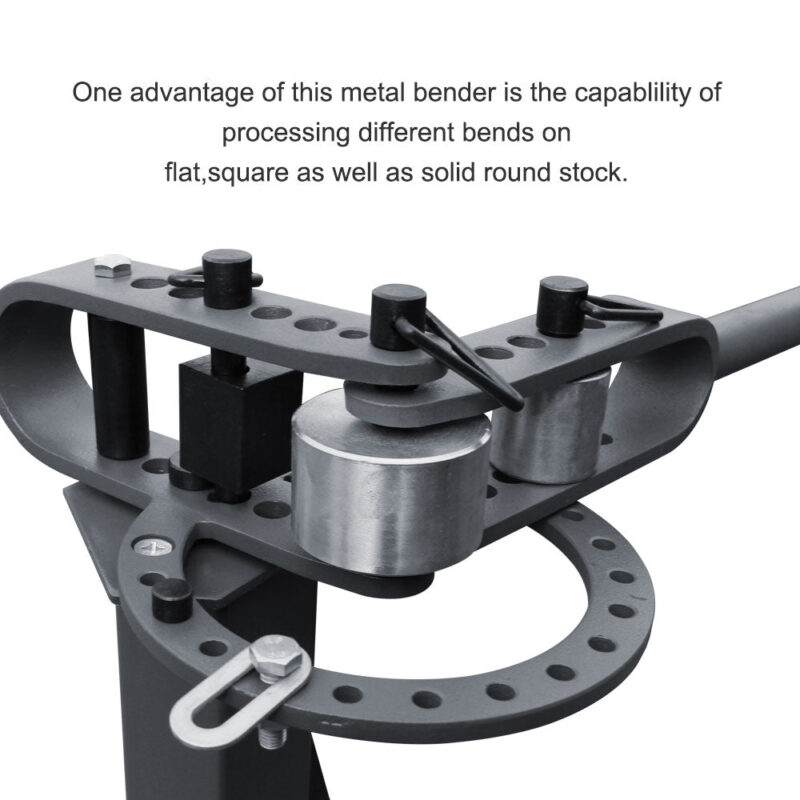 KAKA Industrial YP-38 Floor Type Metal Bender, Sturdy and Versatile Compact Metal Bender with 7 Dies - Image 5
