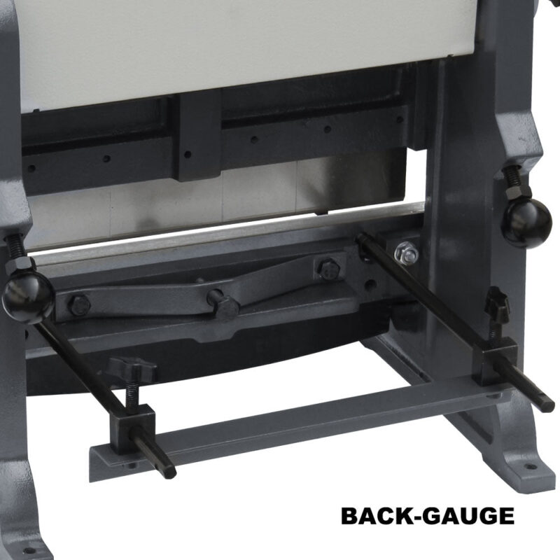 Kaka industrial Sheet Metal Brake 3-In-1/12, 12-Inch Combination Sheet Metal Brake, Shear Press Brake 20-Gauge Capacity, Shears and Slip Roll Machine for Shear Bending Rolling, Brake Shear Roll Machine - Image 8