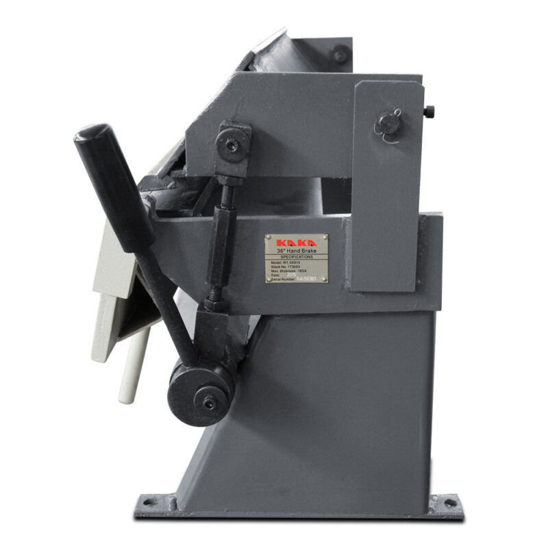 Kaka Industrial W-3620 36inch Width 20gauge Capacity Manual Sheet Metal Brake, angles up to 135°possible - Image 4