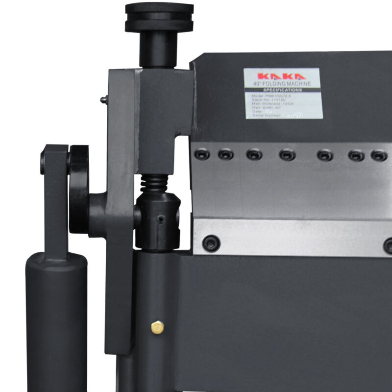 KAKA Industrial PBB-4012, 40-Inch Pan and Box Brake Foot Clamp, Max Clamping Bar Lift 1-7/8 Inch, Max Box Depth 2.5 Inch, Folding Angle 0-135 Degree,Nose Radius 1/32 Inch, Sheet Metal Folding Machine - Image 2