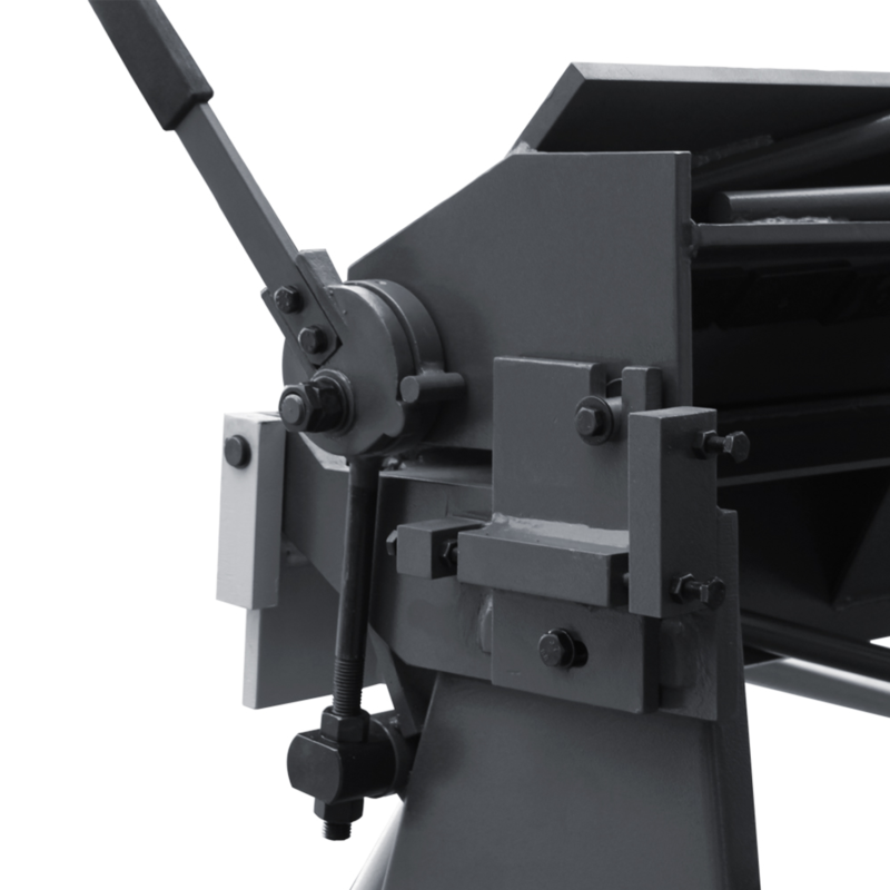 KAKA Industrial BP-1650, 50" x 16 Gauge Bench Model Box & Pan Brake, Max Thickness 16 Gauge Mild Steel Capacity,Max Box Depth 4-Inch,Beam Adjustment 5/8” Pan and Box Brake Machine - Image 5