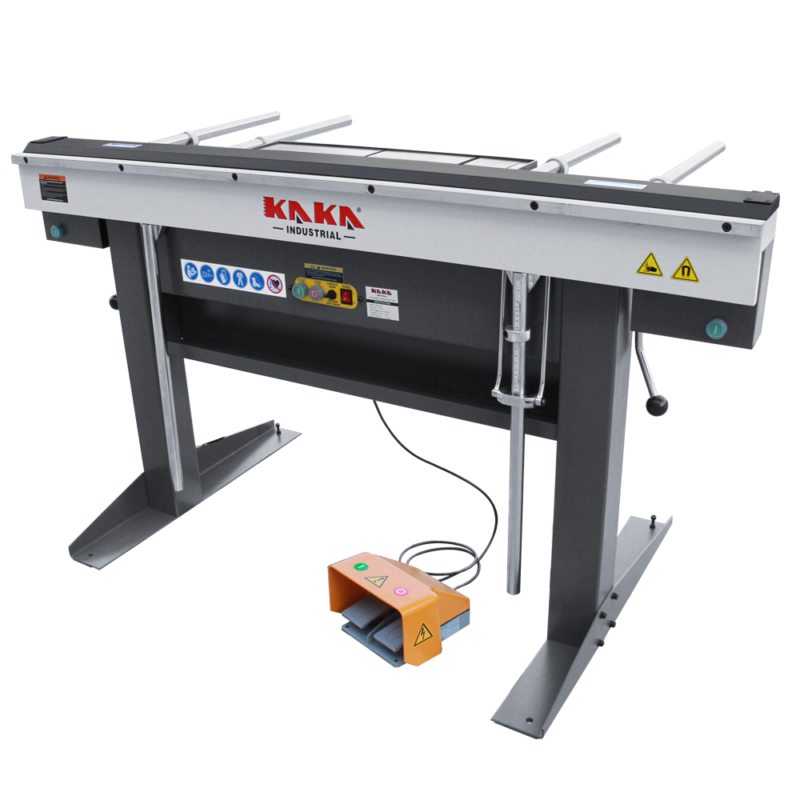 KAKA Industrial EB-6116 Manual Magnetic Sheet Metal Brake, 60-Inch Magnetic clamping Pan and Box Bending Brake, 1-Phase 220V,16-Gauge Mild Steel Capacity, 220V-60HZ-1PH - Image 4