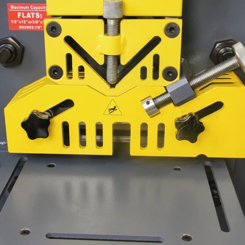 Kaka Industrial M-60, 60 Ton multi-function Metal Ironworker Punch Shear Notcher Brake 220V 3 phase - Image 5