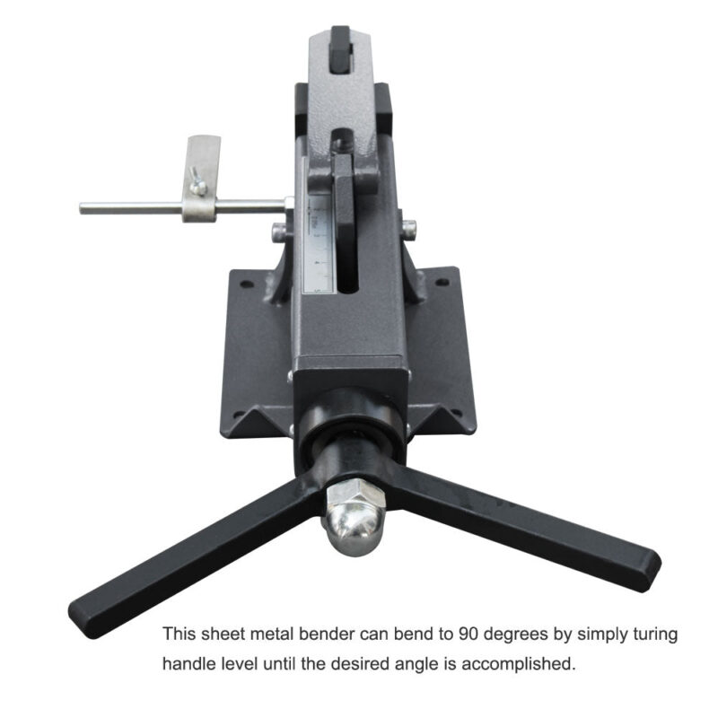 KAKA Industrial FB-4 Flat Steel Metal Brake Bender, 4-Inch Hand Operated Steel Bending Brake, 2.5 Tons Press Bending And Create Up To 90 Degree, High Flexibility, Easy Operation Sheet Metal Forming Bender - Image 5