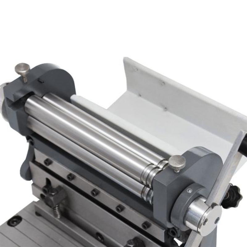 Kaka industrial Sheet Metal Brake 3-In-1/8, 8-Inch Combination Sheet Metal Brake, Shear Press Brake 20-Gauge Capacity, Shears and Slip Roll Machine for Shear Bending Rolling, Brake Shear Roll Machine - Image 6