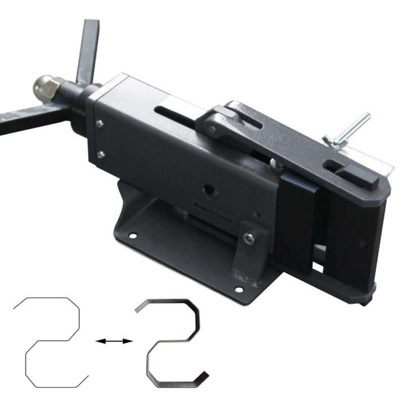 KAKA Industrial FB-4 Flat Steel Metal Brake Bender, 4-Inch Hand Operated Steel Bending Brake, 2.5 Tons Press Bending And Create Up To 90 Degree, High Flexibility, Easy Operation Sheet Metal Forming Bender - Image 7