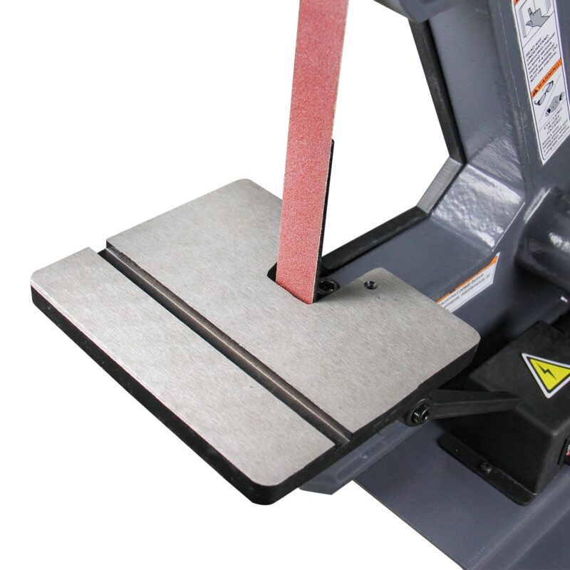 Kaka industrial BTM-200 Benchtop Combination 1" X 42" / 8" Disc Sander - Image 6