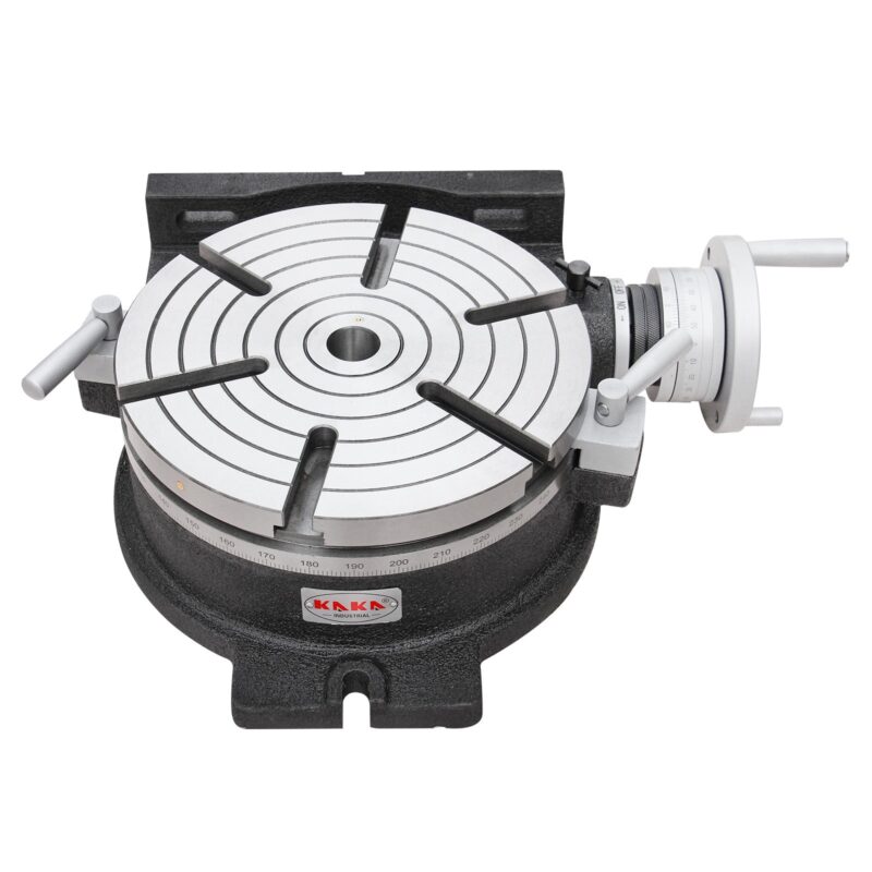 Kaka Industrial HV-12, 12" Horizontal Vertical Rotary Table TSL Vertical & Horizontal MT4 Center Sleeve Rotary Table 6 slot Precision Milling Table 360 Degrees Precision Rotary Table - Image 2
