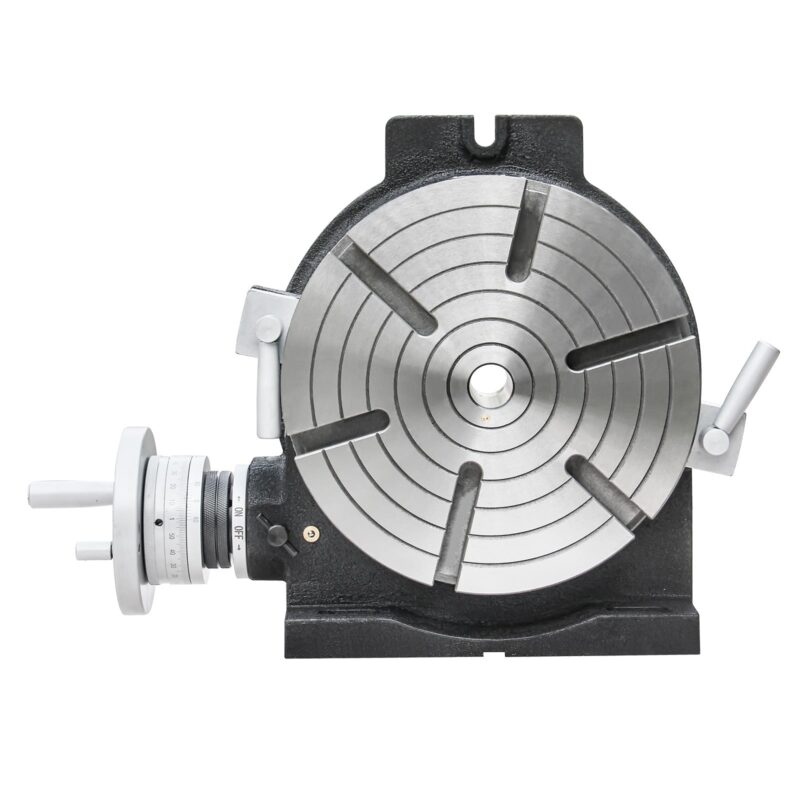 Kaka Industrial HV-12, 12" Horizontal Vertical Rotary Table TSL Vertical & Horizontal MT4 Center Sleeve Rotary Table 6 slot Precision Milling Table 360 Degrees Precision Rotary Table - Image 6