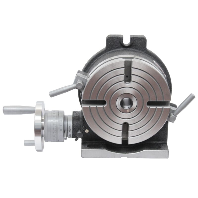 Kaka Industrial HV-8, 8" Horizontal Vertical Rotary Table Rotary table TSL Vertical & Horizontal MT3 Center Sleeve Rotary Table 4 slot Precision Milling Table 360 Degrees Precision Rotary Table - Image 3