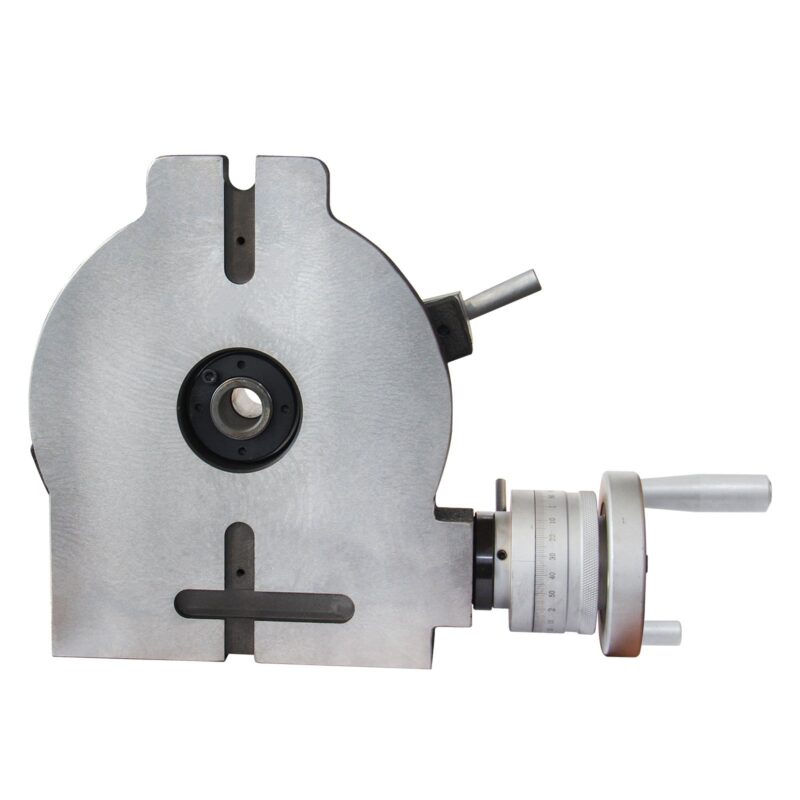 Kaka Industrial HV-8, 8" Horizontal Vertical Rotary Table Rotary table TSL Vertical & Horizontal MT3 Center Sleeve Rotary Table 4 slot Precision Milling Table 360 Degrees Precision Rotary Table - Image 6