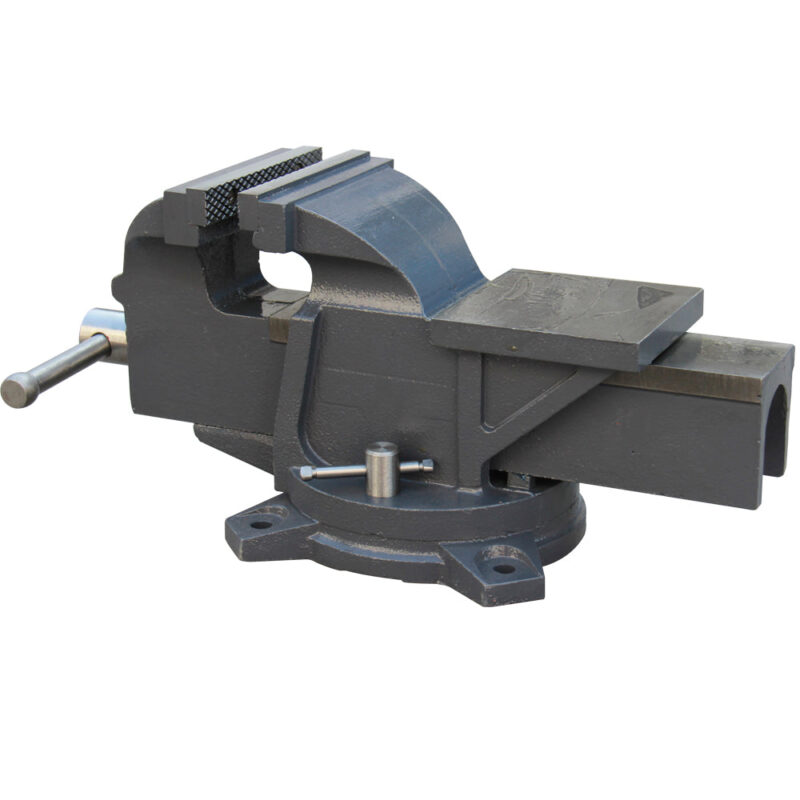 KAKA Industrial HIS-200, 8" industrial grade bench vise Table Top Clamp Press Locking Swivel Base Heavy-Duty for Crafting Sculpting Modeling Soldering Woodworking - Image 4