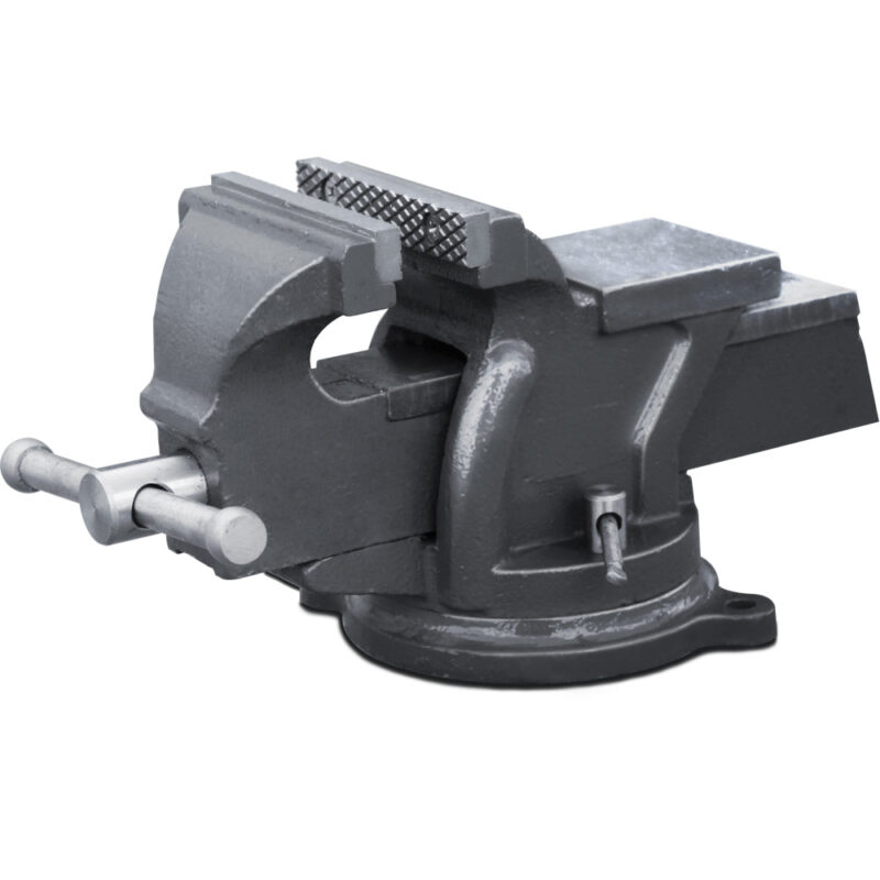 KAKA Industrial HPS-100 4” Ductile Iron Heavy Duty Bench Vise - Image 5