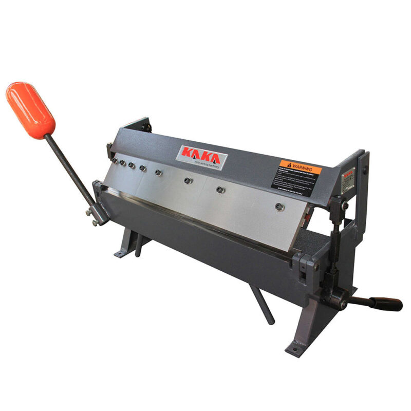 KAKA Industrial W-2416Z, 24"Sheet Metal Pan and Box Brake, Max Thickness 16 Gauge Mild Steel Capacity, Angle 1-135 Degree, The finger size is 1", 2", 3", 8" & 10" Pan and Box Brake Machine - Image 5