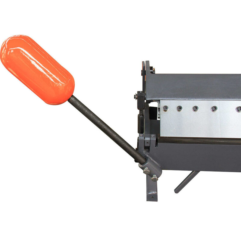 KAKA Industrial W-2416Z, 24"Sheet Metal Pan and Box Brake, Max Thickness 16 Gauge Mild Steel Capacity, Angle 1-135 Degree, The finger size is 1", 2", 3", 8" & 10" Pan and Box Brake Machine - Image 8